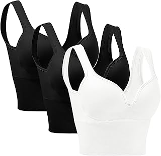 MeiLyviba Women's Bra Comfort Seamless Underwired Bra Low Neck Underwear Bralette Sleeping Bra Bra for Everyday Use Bra Bras Women Deep Cup Bra Plus Size Thin Functional Bra Sports Bra