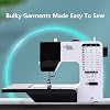 Heavy-Duty Multifunctional Industrial Sewing Machine, Portable Embroidery Machine with 38 Built-in Stitches & Night Light, Perfect for Beginners & Advanced Users, Includes Extension Table