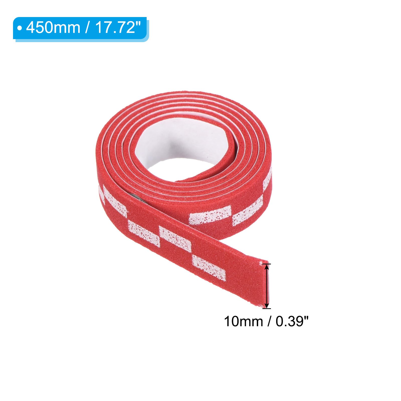 PATIKIL Mesa Tenis Lateral Cinta, Mesa Tenis Borde Cinta Proteger los Bordes de Goma y Hoja para Palas