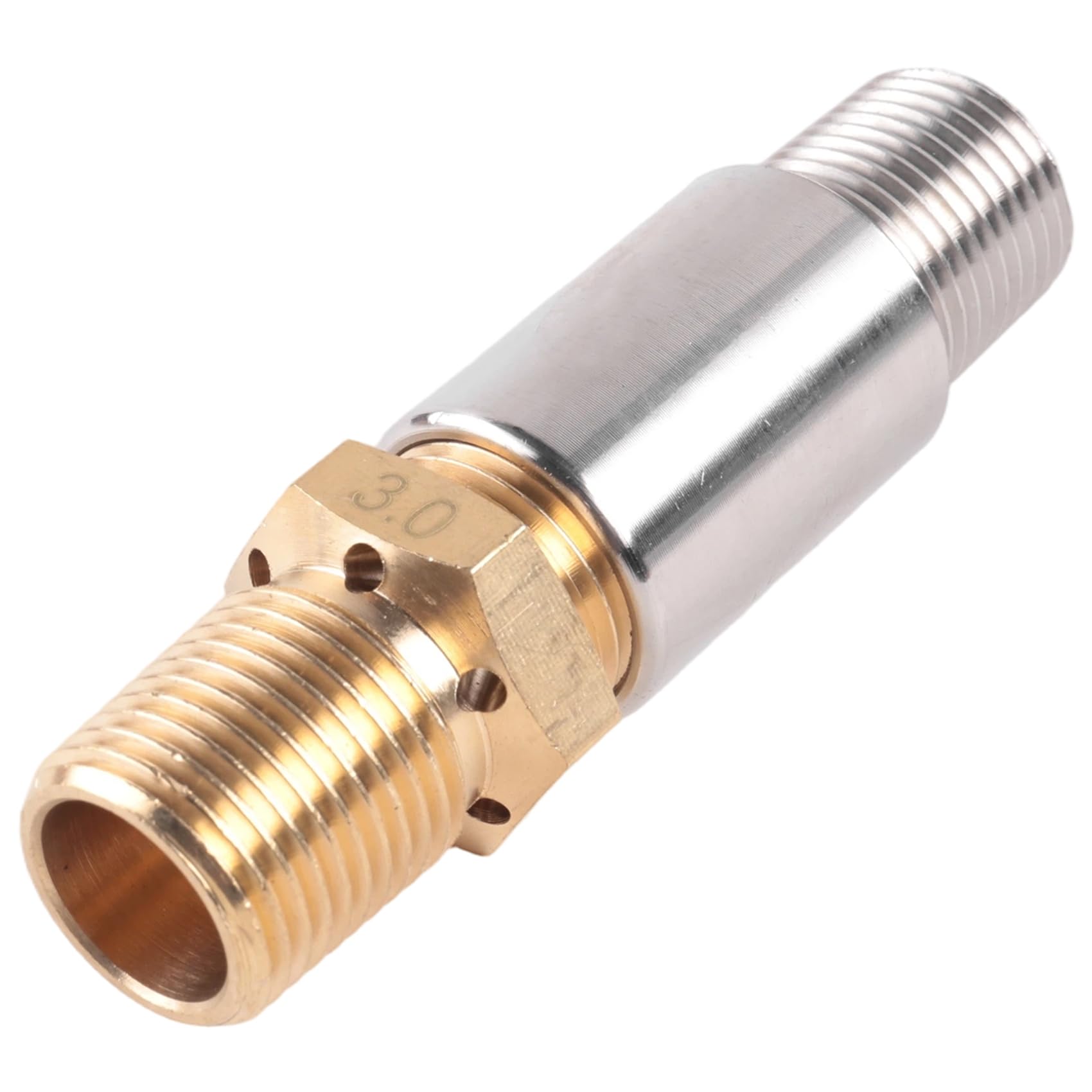 seweu Liquid Propane Gas Fire Pits 1/2In Air Mixer Valve, Mixer Valve with High Capacity 90K BTU for Outdoor Propane Fire Pit
