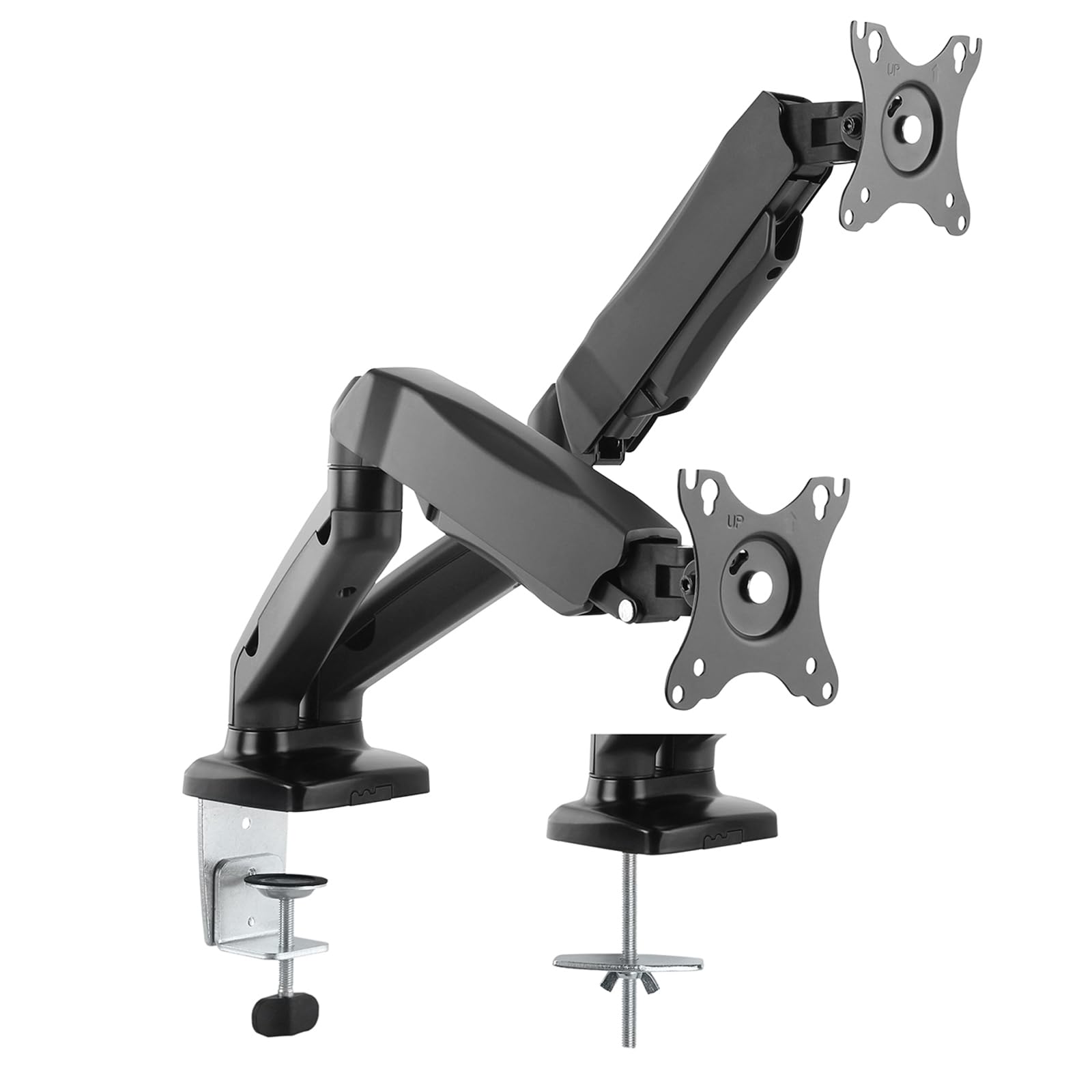 Value Monitor Arms | Table Mounting | Gas Spring | 5 Joints | Black