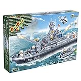 banbao feuerwehr 2580 Teile + 12 Figuren Banbao 8411 Aircraft Carrier, grau