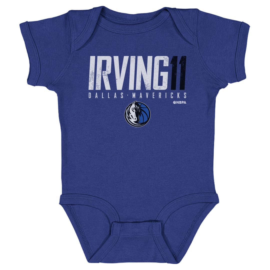 Kyrie Irving Dallas Mavericks One-Piece Infant Bodysuit - Kyrie Irving Dallas Mavericks Elite WHT (Royal Blue, 6M)