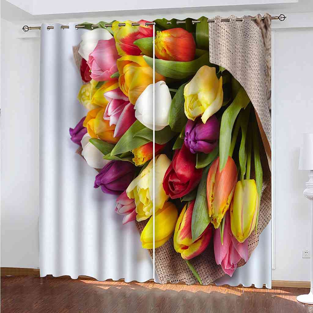 Isolant thermique et phonique rideaux polyester de 300x270 cm contre le froid