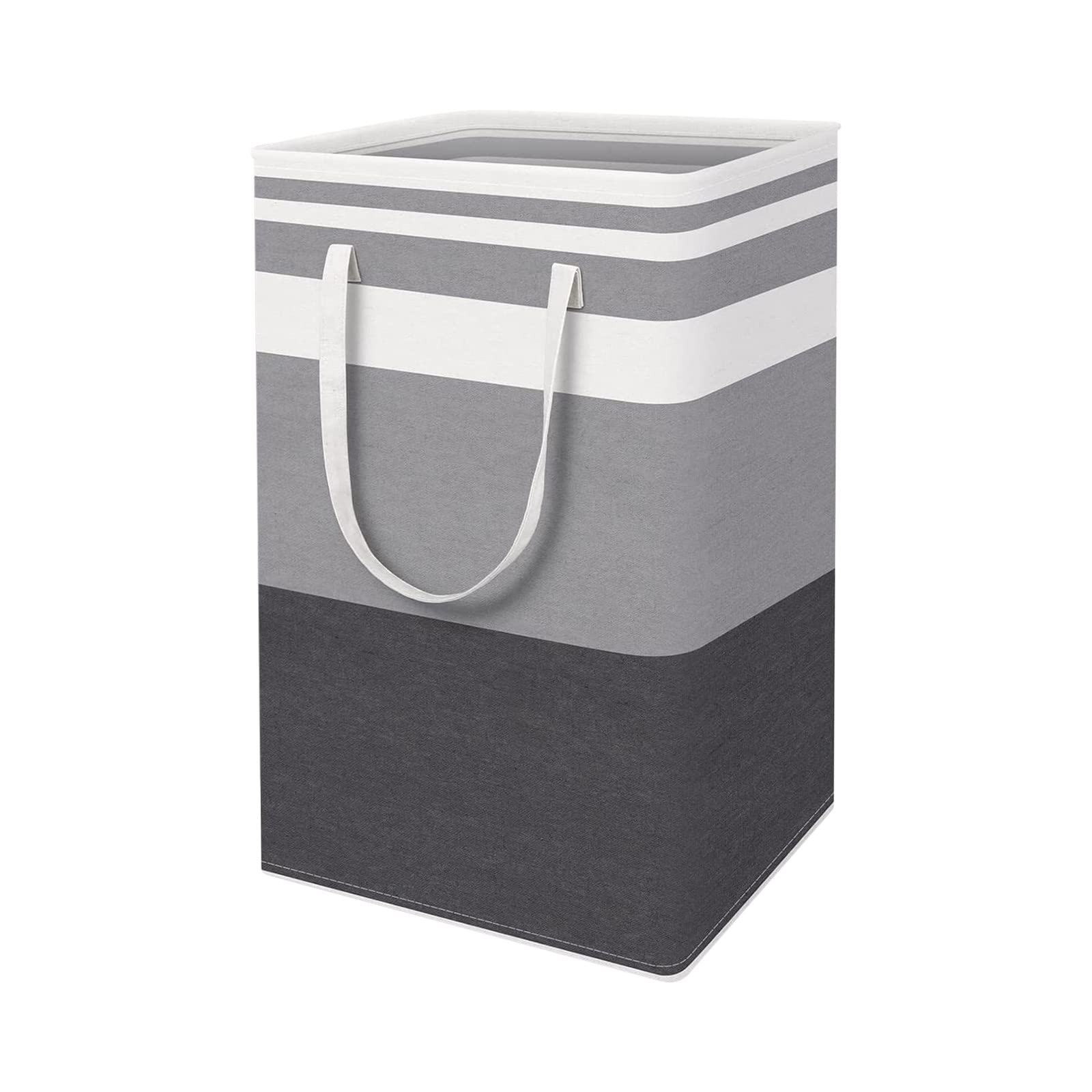Cesto portabiancheria da 75 l, grande capacità, alto con manici estesi per vestiti e giocattoli, design durevole e versatile, 61 x 30 x 30 cm