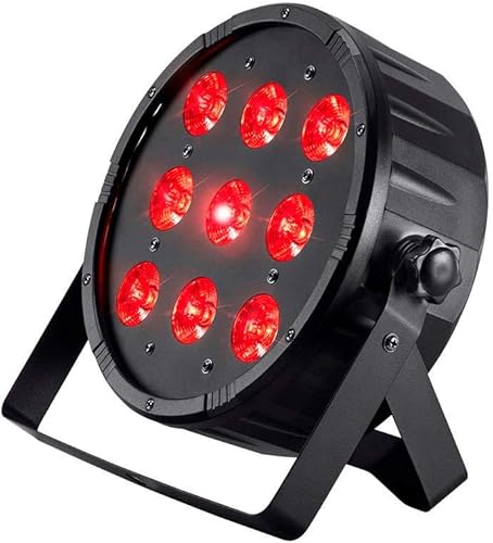 Miniatura 2 de Monoprice 9 x 10 vatios Quad LED Flat Par Etapa Luz de lavado (RGBW) Negro, Opción DMX de 8 canales - Serie Etapa derecha
