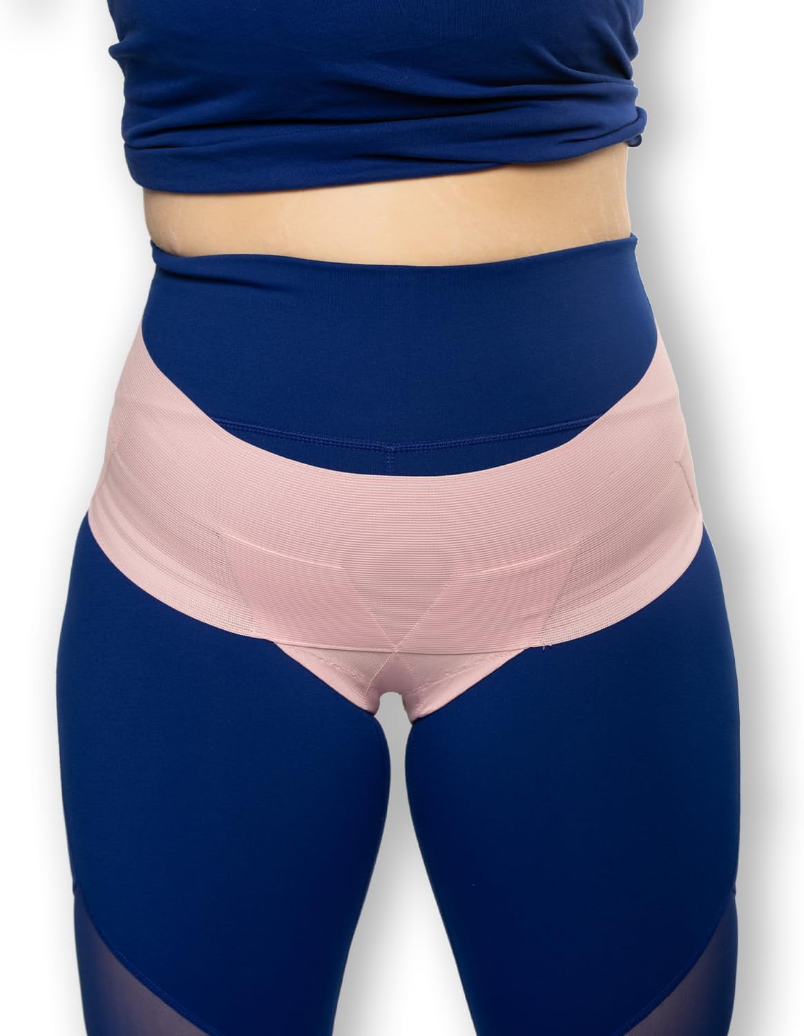 Patented Women’s Pelvic Floor Orthotic Support Belt ― Uterus Pain Relief Girdle for Dropped Bladder, r Varicosities, Postpartum Recovery, SPD | High Waist - Pink (XL)