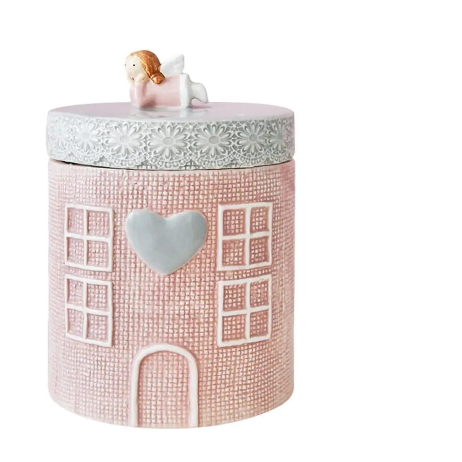 AIQIJOHI Ceramic Storage Jar Ceramic Kitchen Canister Storage Cookie Jar Sealed Coffee For Tea Counter Spice Nuts