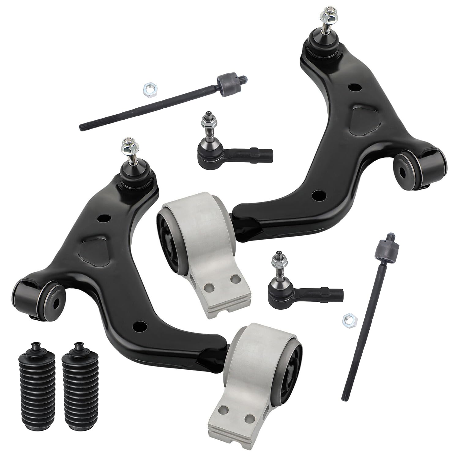 Detroit Axle - 8pc AWD Front End Kit for 2008-2009 Ford Taurus