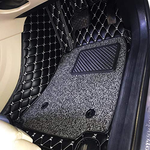 PegasusPremium Premium 7D Car mats Luxury Leather Double Car Floor mat