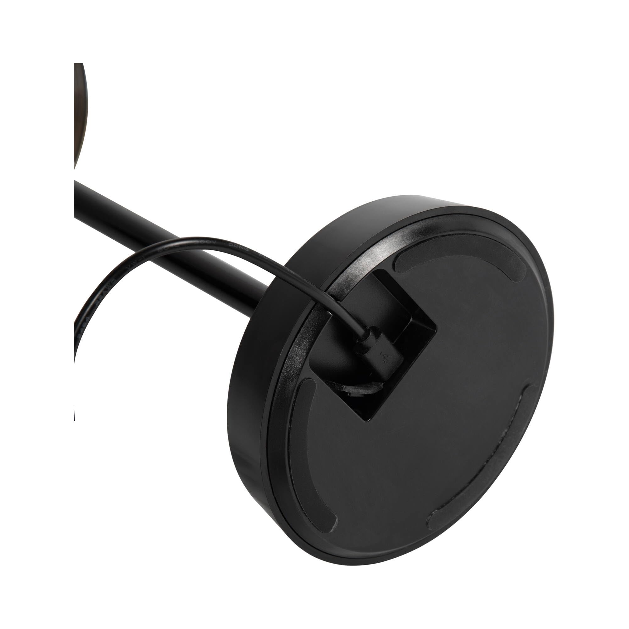 Ideal Lux LOLITA Lampada da tavolo a LED integrata dimmerabile nera, interruttore integrato, 3000K, IP54