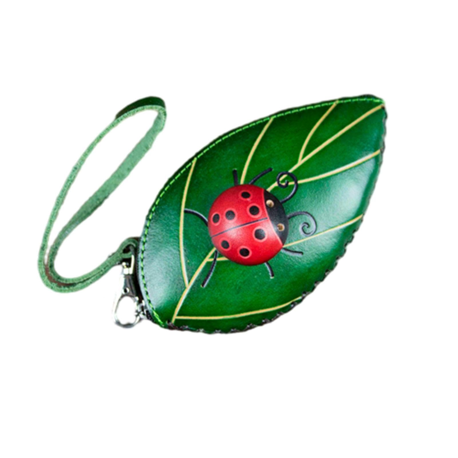 Leaf Purse Lady Handbag Fashion Women Wallet for Commuting Street Party Green-image-20