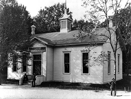 One-Room Schoolhouse Na Rural American One-Room Schoolhouse Photograph 1873 Poster Print by (18 x 24)