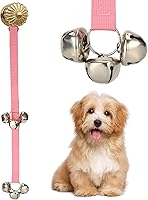 Vista 14 de Campanas mejoradas para cachorros, timbres de perro para perilla de puerta, entrenamiento para ir al aire libre, campanas de perro para cachorros