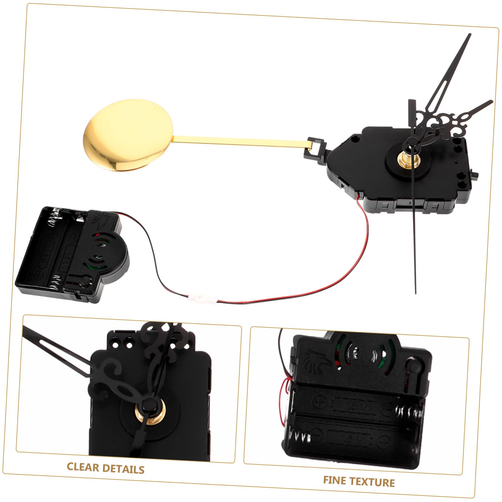 Uonlytech Uhrwerk Motor & Zeiger Set - DIY Baus Produktbild-Vorschau 7