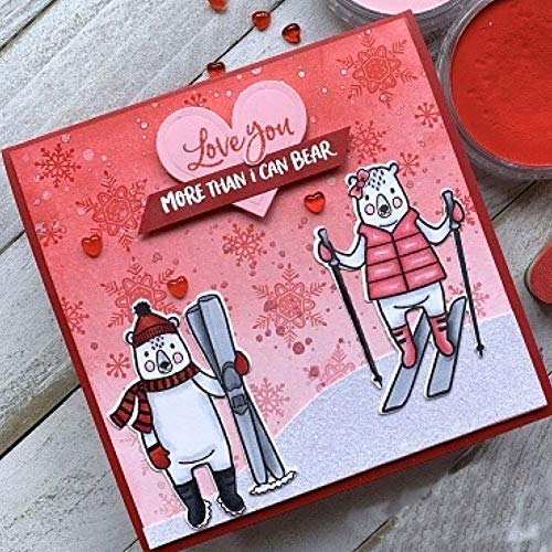 Useful NEW Cute Bear Metal Cutting Dies Stencils Scrapbooking Album Embossing Pa
