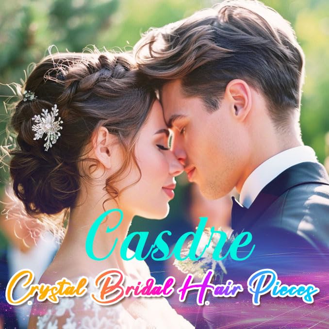 CASDRE Pearl Bride Wedding Hair Pins Gold Crystal Hair Pieces Prom Hair Accessories for Women (Gold Plated-Green) - Image 6