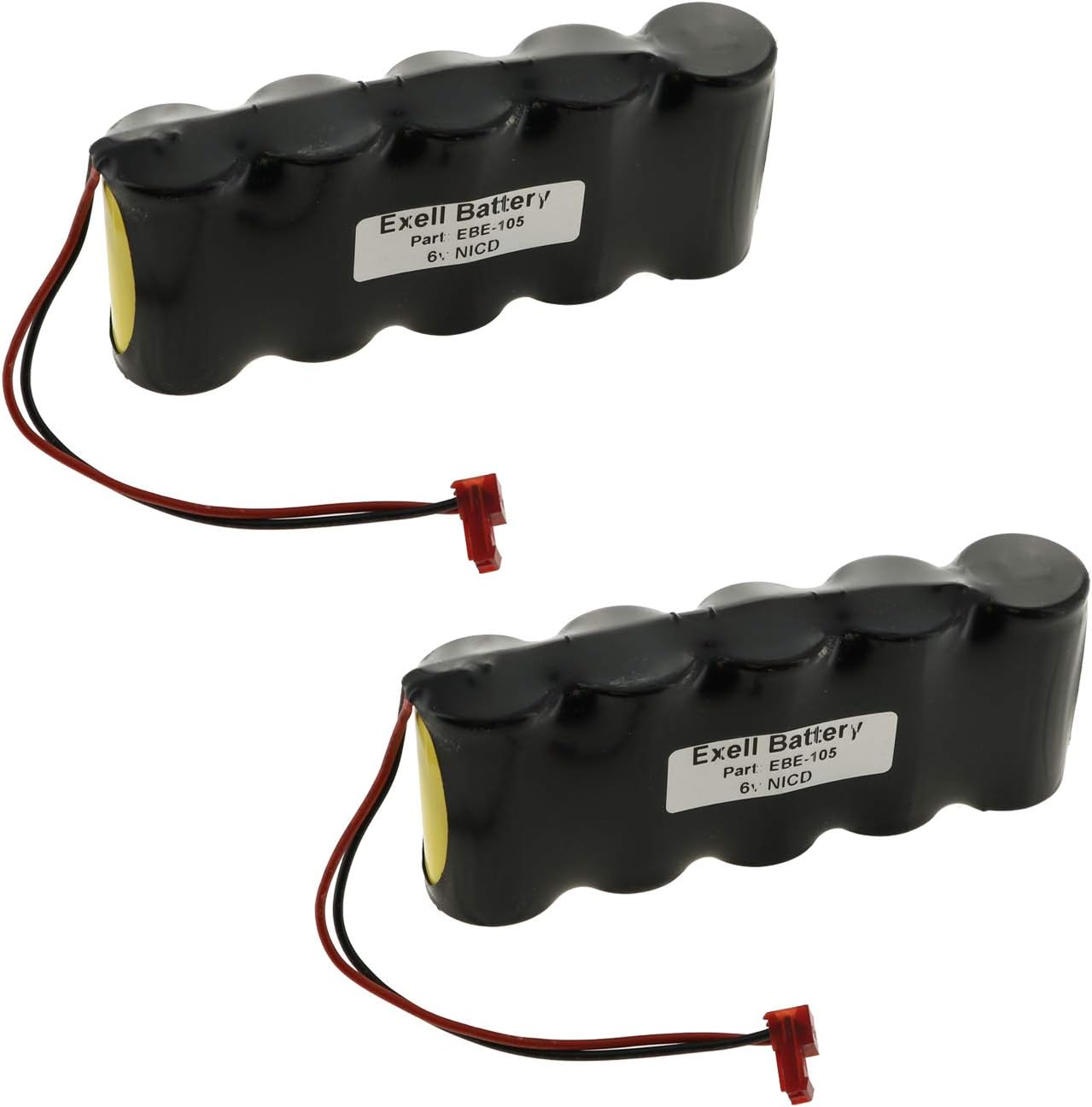 (2-Pack) Emergency/Exit Lighting Battery Fits & Replaces Beghelli 17934-P ANIC0636 Moltech N30AF004A Powersonic 26139 Powersonic A1314610 Sure-Lites 026-139 Teig N30AF004A T26000139