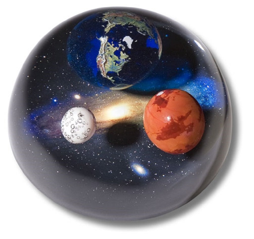 Buy Shasta Visions Art Glass Mars, Recycled Glass