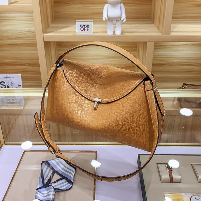 GKOKG Woman Handbag Luxury Leather Underaem Shoulder Casual Leather Crossbody Bag - Image 3