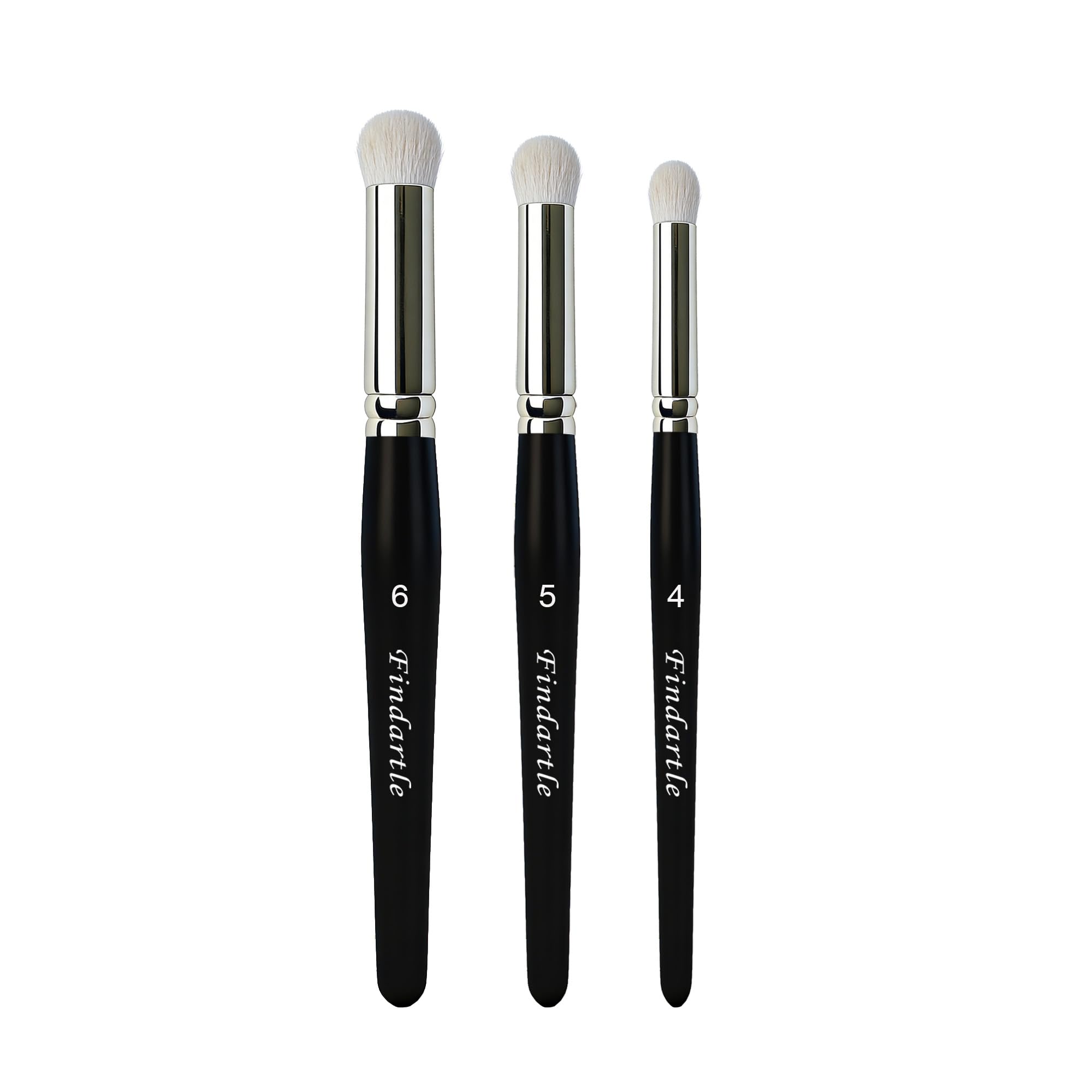 Findartle Dry Paint Brushes,3 Pcs Dry Brushes Minature Paint Brushes for Warhammer,Citadel, Model,Miniature,Tabletop Game,Figurine,Drybrush for Acrylic, Watercolour, Gouache, Oil (Black)