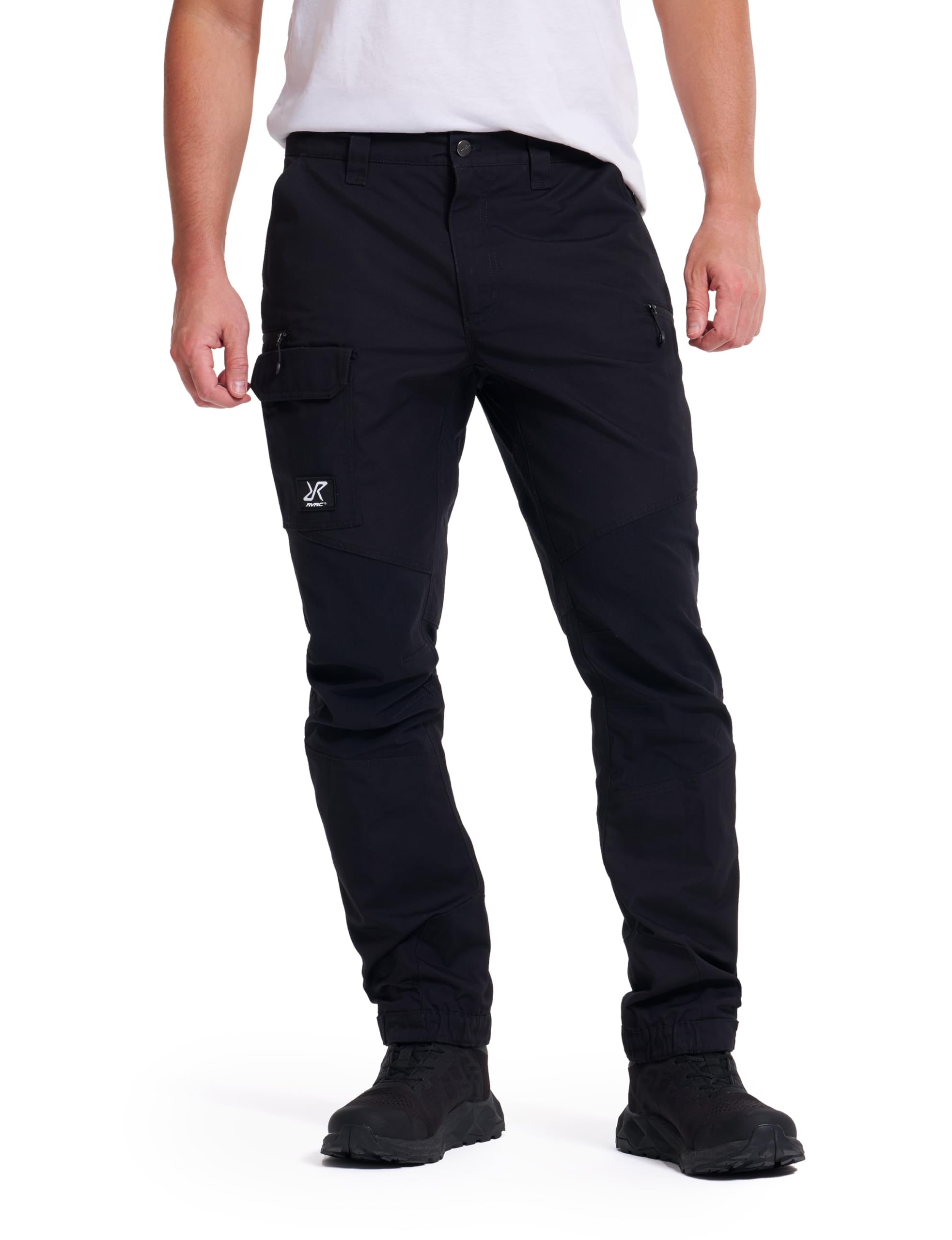 Revolutionrace Men's Black Nordwand Outdoor Trousers, Durable Trousers For Hiking And All Other Outdoor Activities. Durable Hiking, Walking And Working Trousers For L