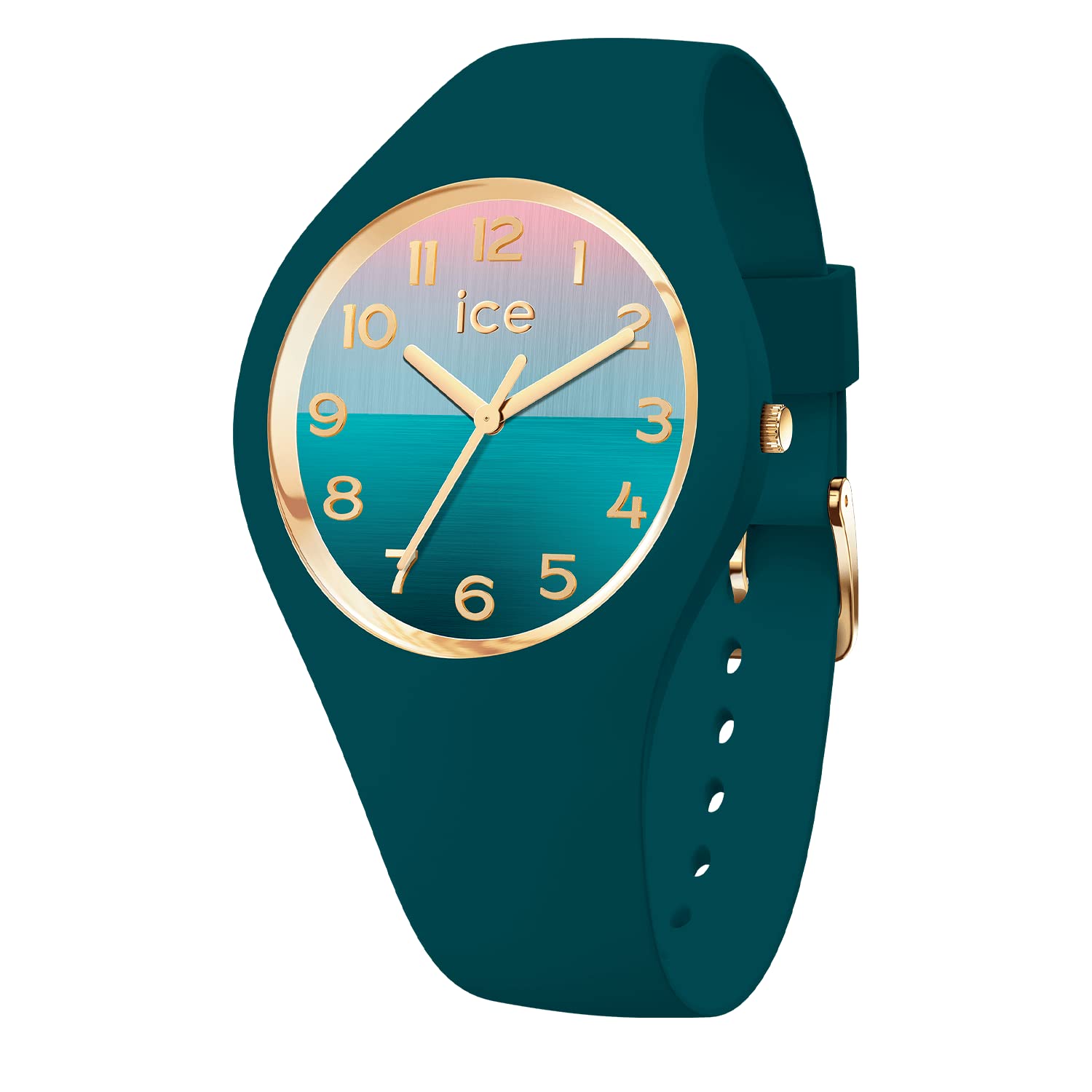 Ice-​Watch - ICE horizon Verdigris - Reloj verde para Mujer con Correa de silicona - 021354 (Medium)