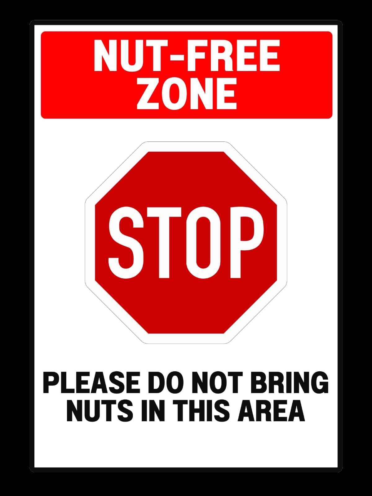 Peanut Free Zone Clipart Of Children