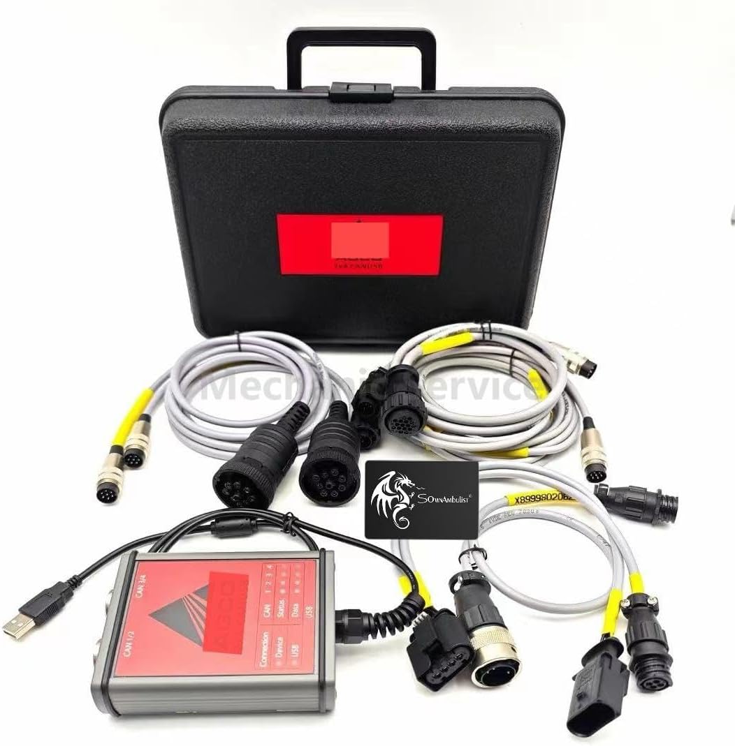 930203400 for AGCO CANUSB Diagnostic Tool OEM EDT Agricultural Machinery FENDT Tractors Heavy Duty Diagnostic Kit (Tool with Software Laptop) (Herramientas con Software SSD)