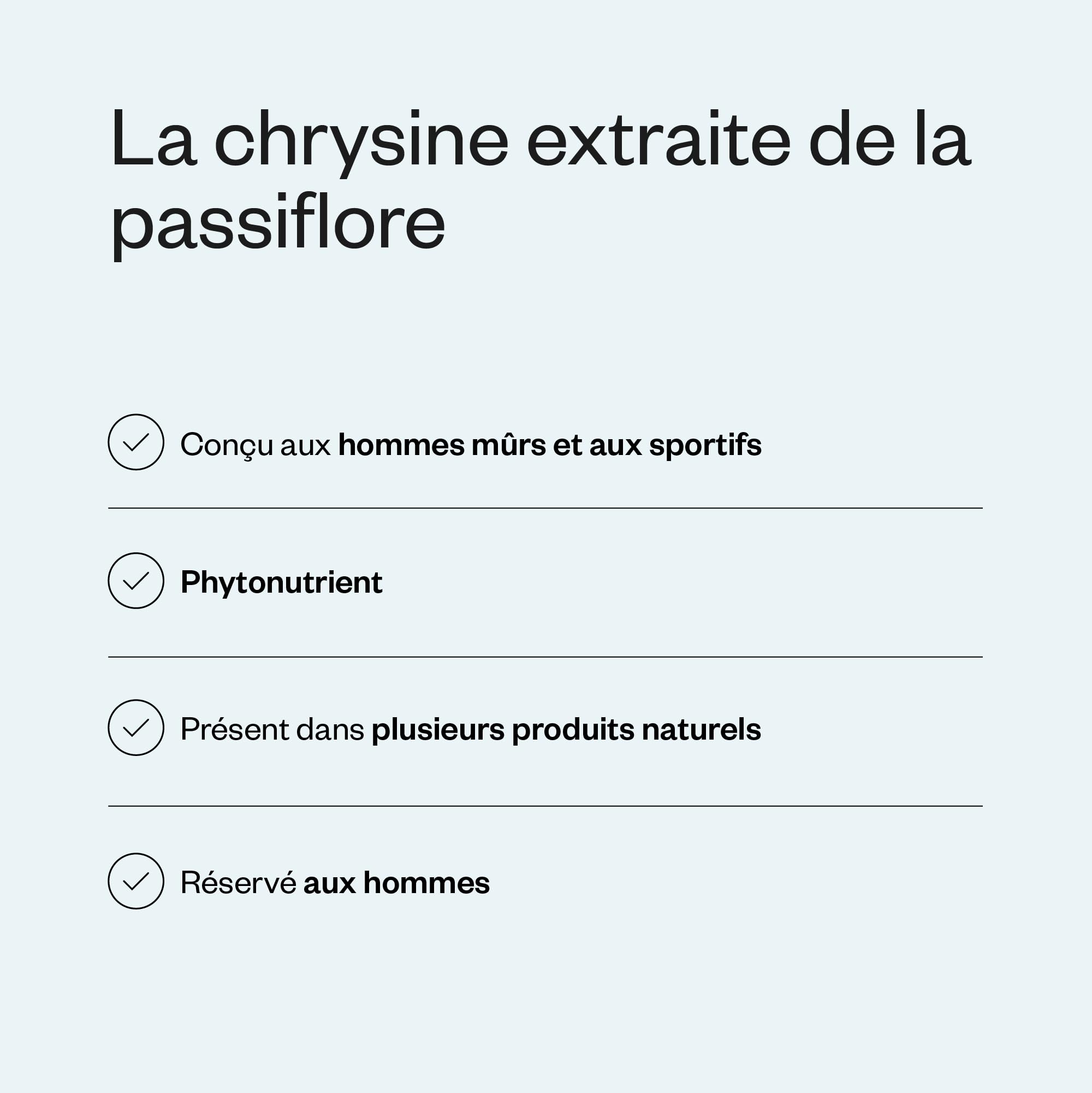 Chrysine - Complément Naturel pour Soutenir la Testostérone - SuperSmart