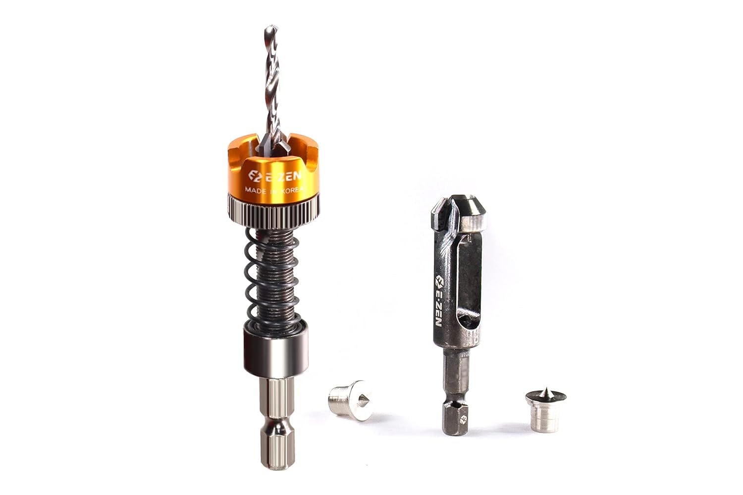 EZen Adjustable Countersink Drill Bit Bundle (1/8"x5/16"(3x8mm))_3