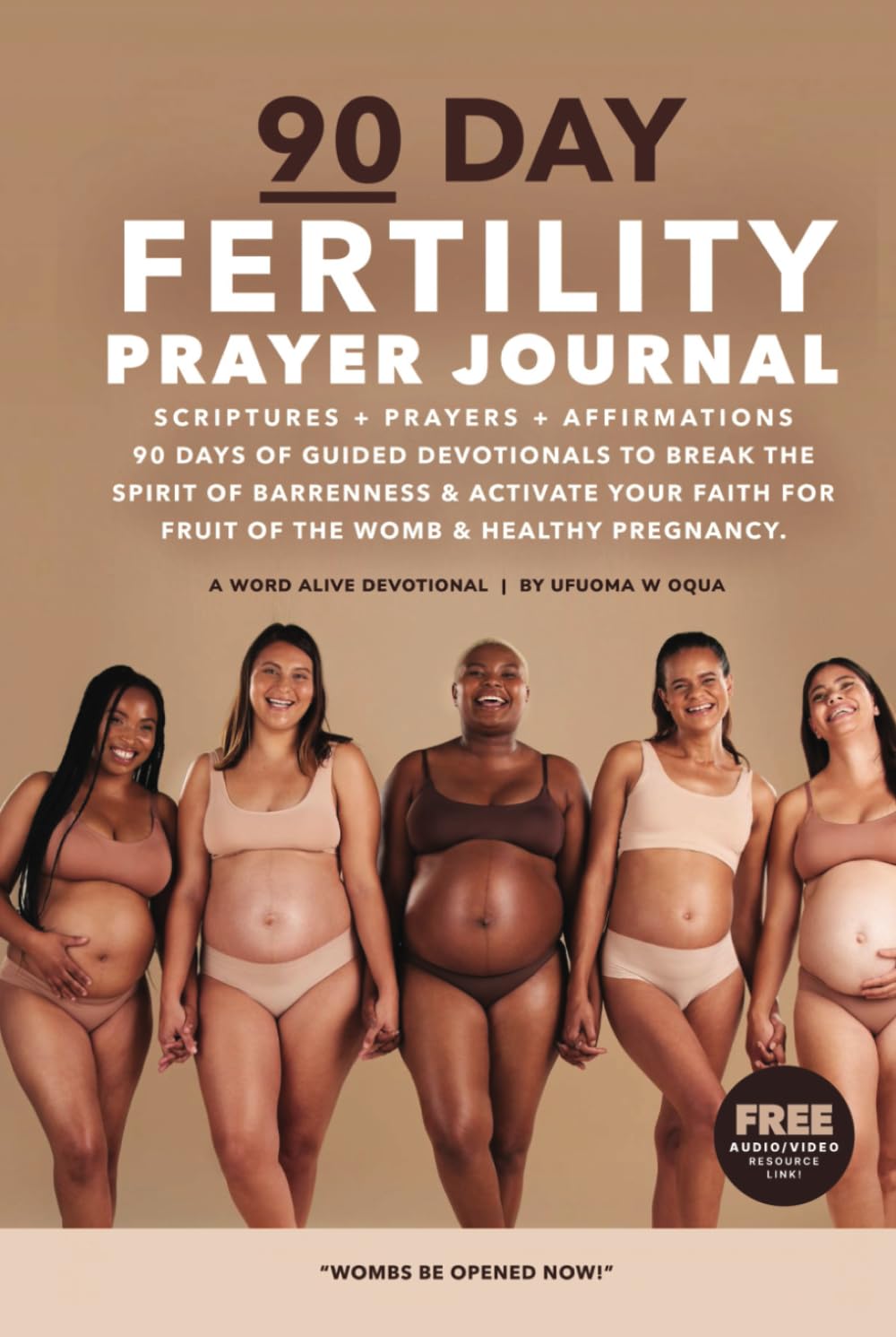 90 Day Fertility Prayer Journal (Hardcover): Scriptures, Prayers & Affirmations. Guided Devotional to Break the Spirit of Barrenness and Activate the Fruit of the Womb. (Hardcover)