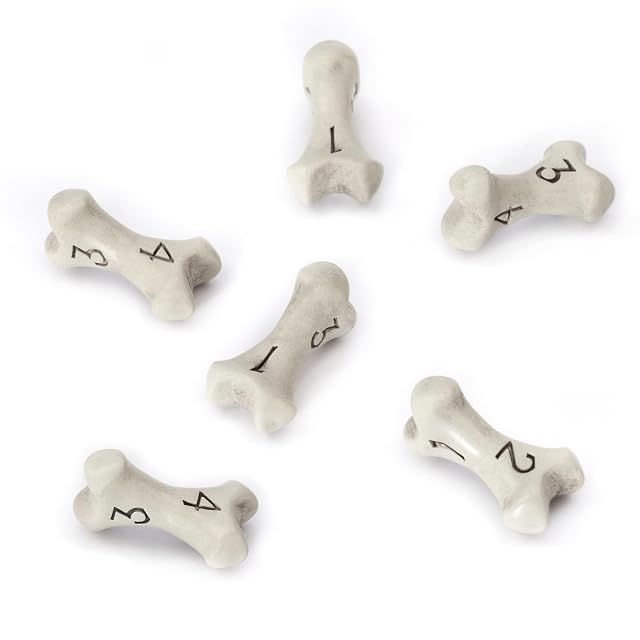 Set de Dados de rol D4 - Set Seis Dados de 4 Caras