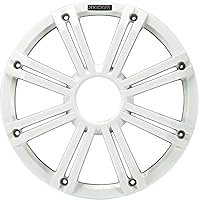 Vista 5 de KICKER KMG12 - Rejilla de 11.8 in para subwoofer KM12 y KMF12, LED, color blanco