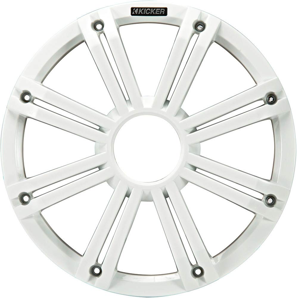 KICKER KMG12 Grille pour caisson de basses KM12 et KMF12 Blanc 30 cm
