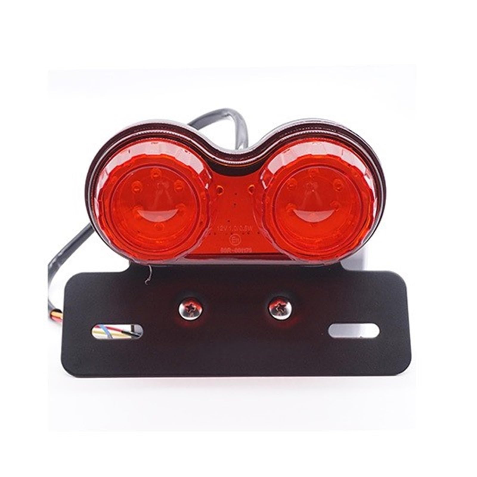 Luces Traseras para Motocicleta, Lámpara De Freno Y Señal De Giro, Accesorios para Motocicletas, Luz Trasera LED Multifuncional Intermitentes Luces