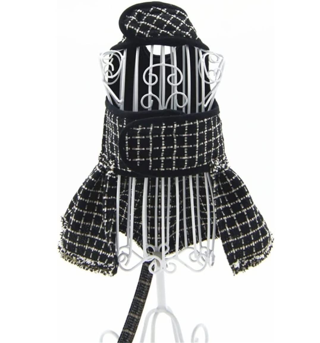 Hundeleine Hundebekleidung Zubehör Halsband Für Haustiere Plaid Für Hunde Mittlere Haustiere Hundegeschirr Und Leine Set Hundeleine Verstellbare(28-33cm)