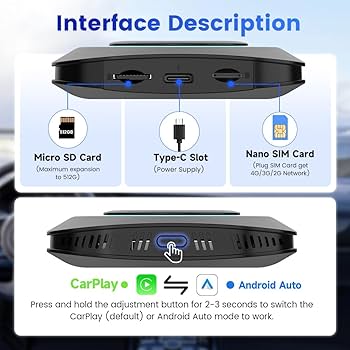 Amazon.com: CarlinKit 3-in-1 CarPlay AI Box 2025 Wireless