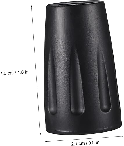 Miniatura 2 de 4 tapas de punta de bastón de senderismo, cubiertas duraderas para bastones de senderismo y bastones protectores para bastones de caminar, extremos