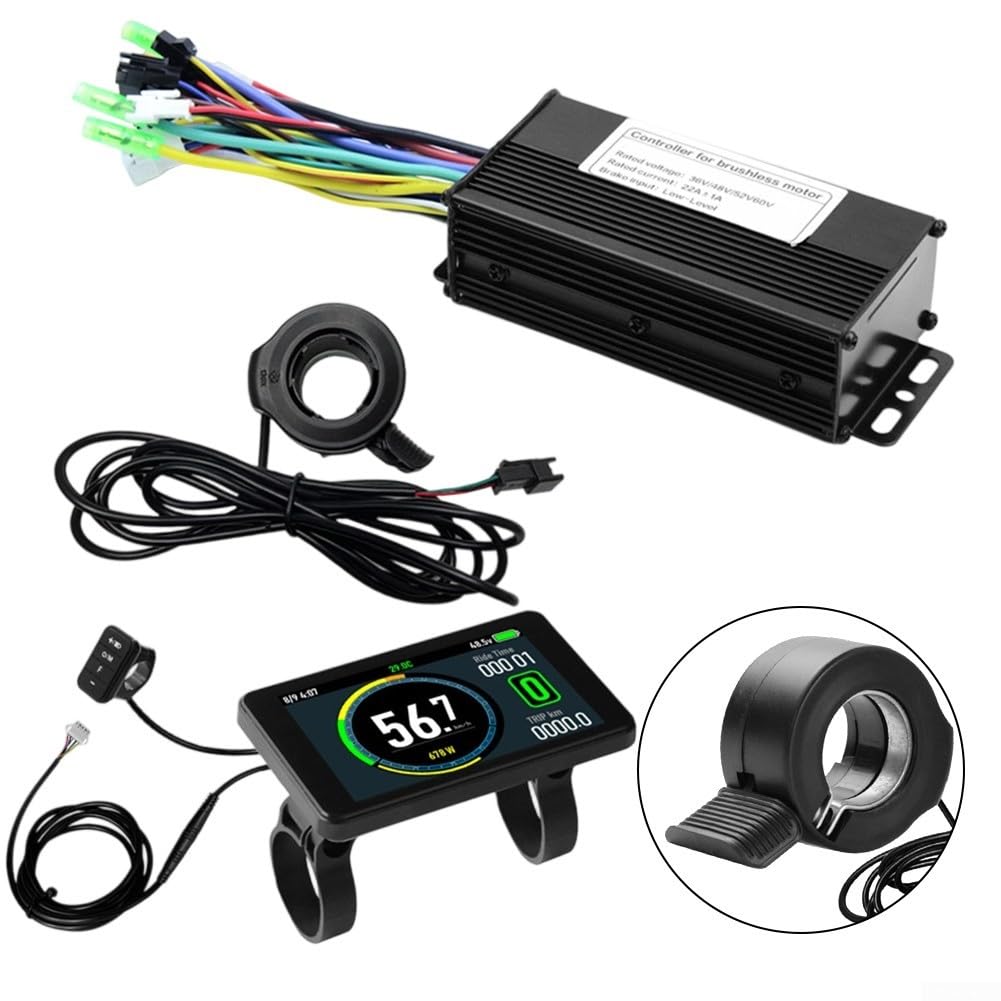 500 W 22 A Kit Controller per E-Bike 36-60V LCD T8 Meter Pollice Acceleratore Per Scooter Elettrico Mountain Bike Modifica
