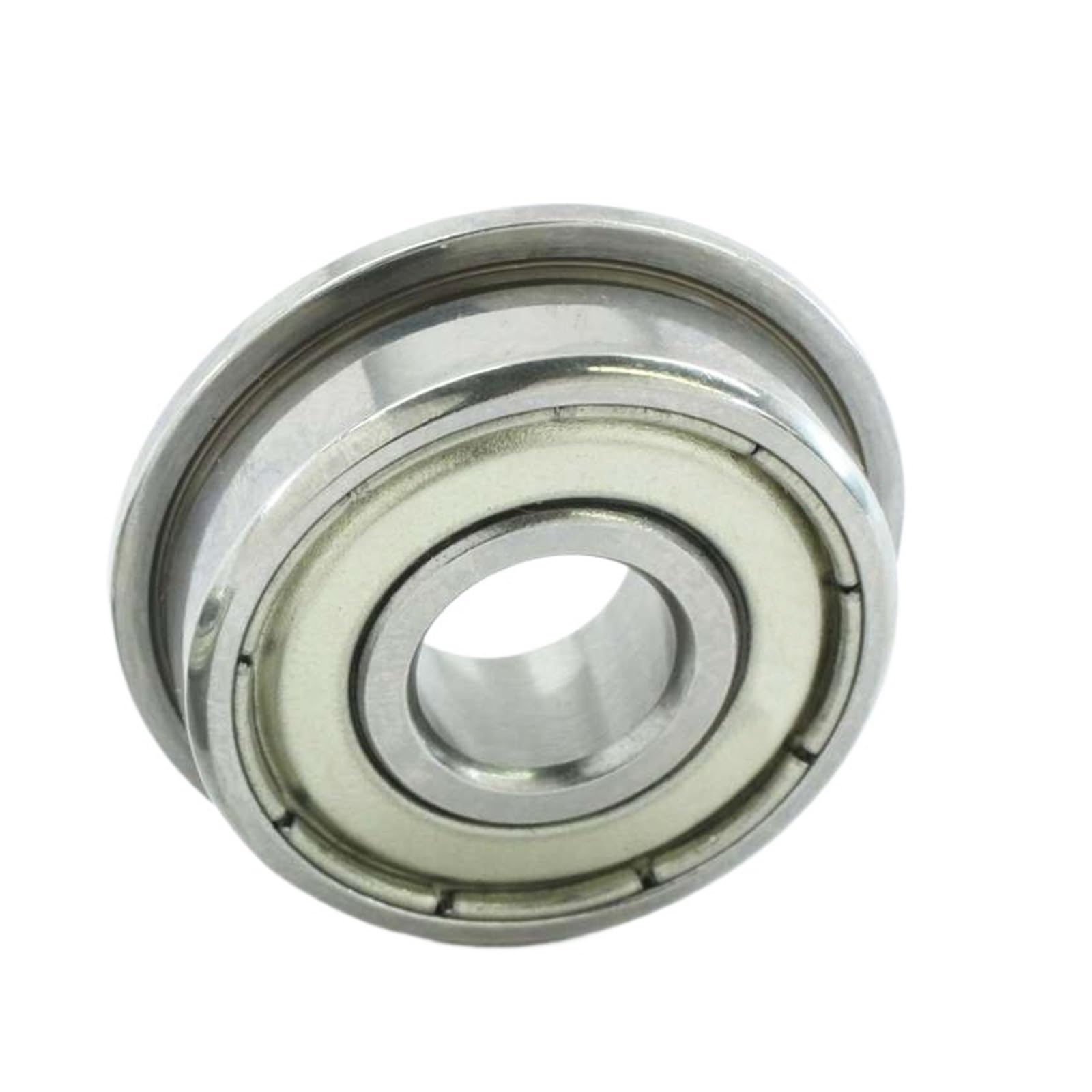 CJKXPZMH 10pcs F608 F608ZZ F608Z F608-2Z 8x22x7 Flange Bearing Miniature Deep Groove Ball Bearing Shielded Ball Bearings