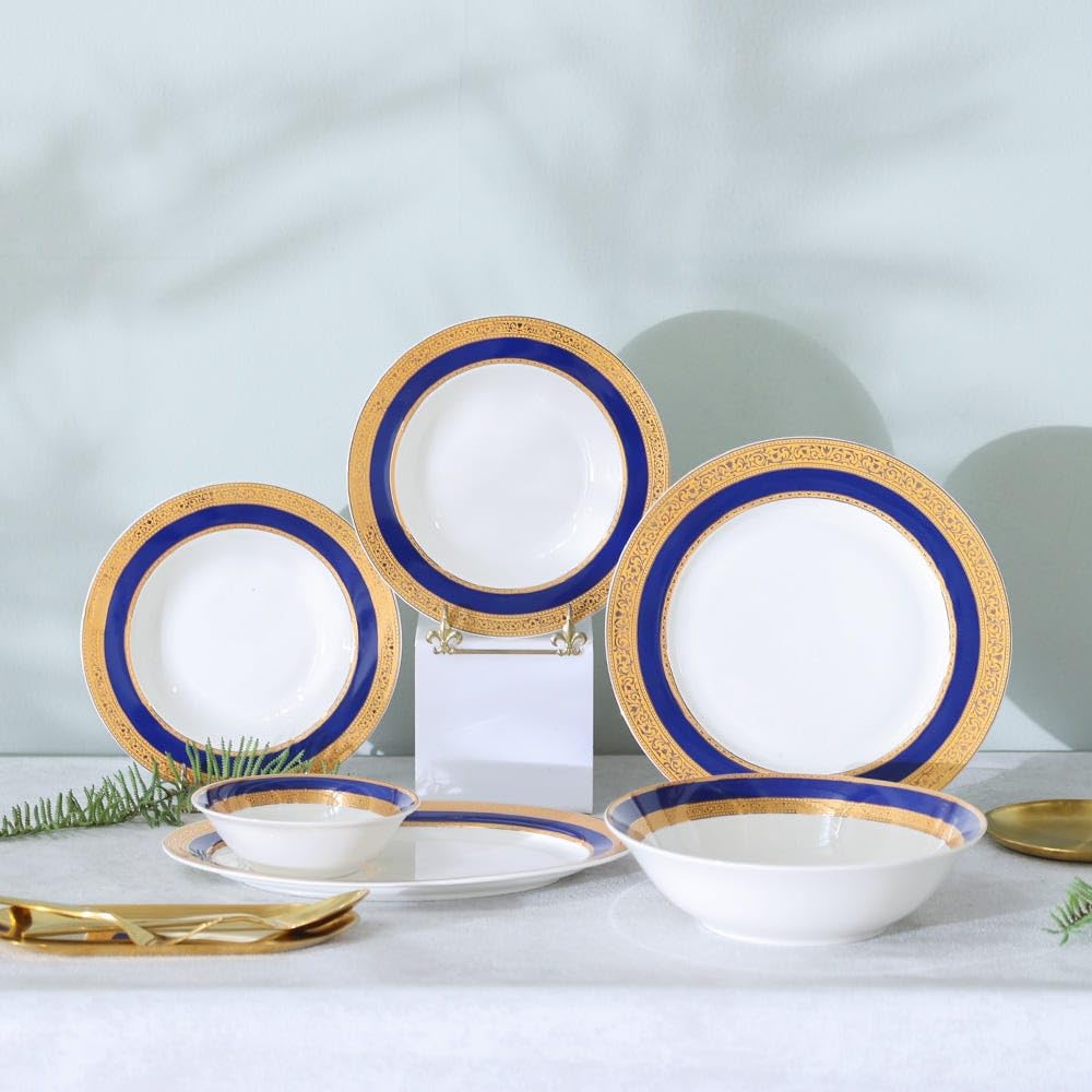 Danube Home Beyonce Royal 26 Piece New Bone China Dinner