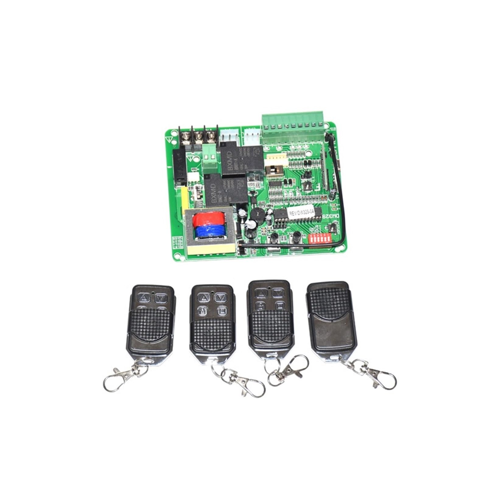 Rsgxlfqzvak Board Only Automatic Door Opener, Sliding Door Opener Motor Circuit Board Card Controller Pcb Motherboard With Remote Control(Board Only)