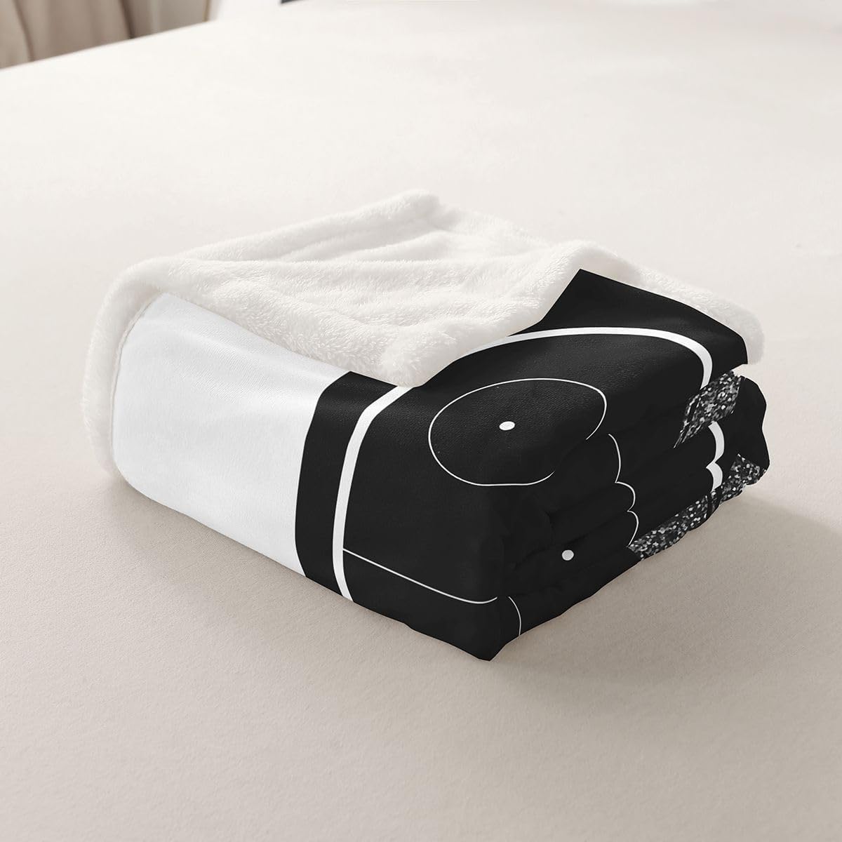 Erosebridal Ice Hockey Sherpa Blanket Hockey Stadium Rink Fuzzy Plush Throw Ball Games Lovers Fleece Blanket for Kids Boys Girls,Competitive Winter Event Decor for Bed Couch Baby 30"x40"