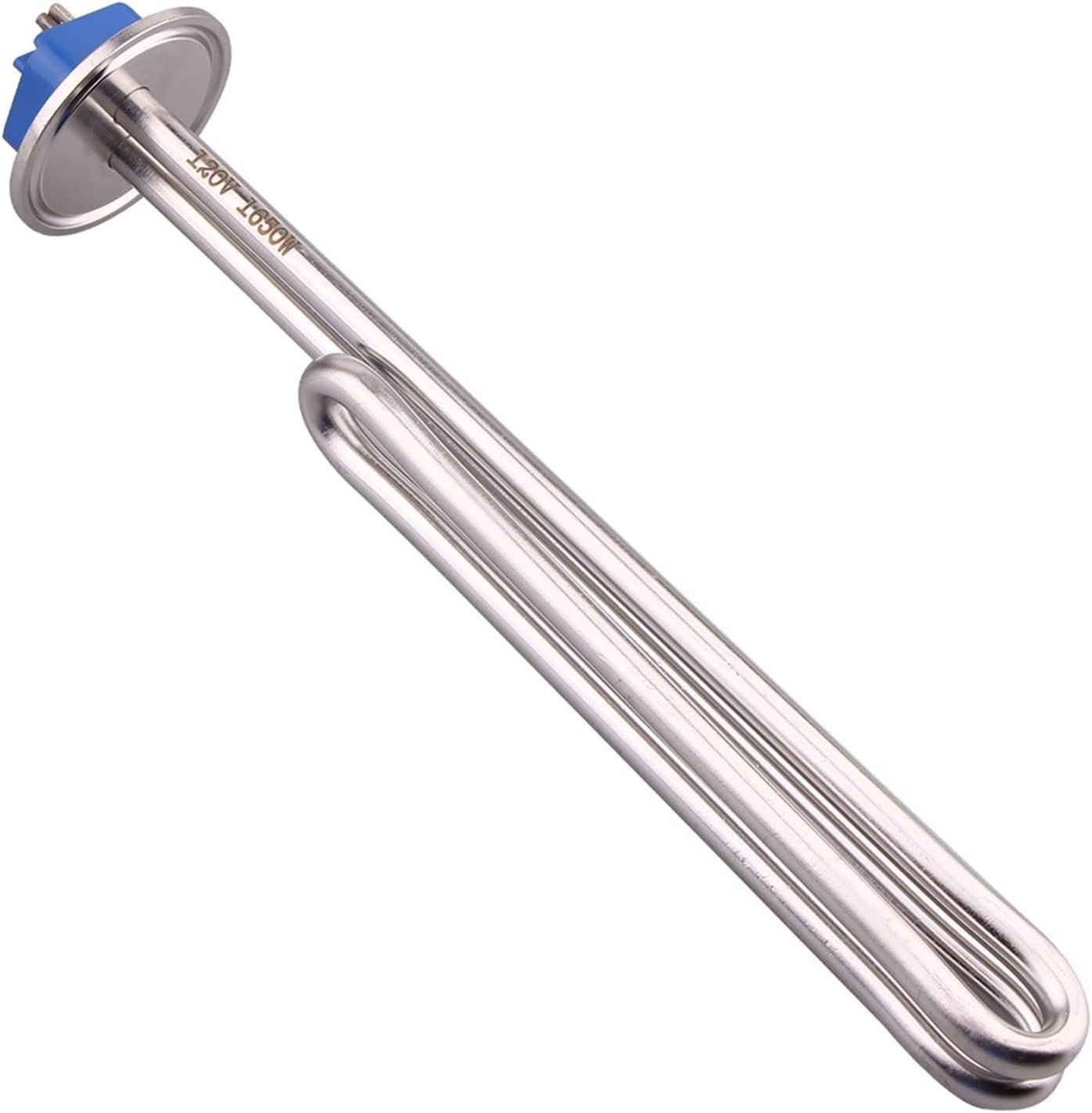 ヒーターエレメント 120V 1650W 1.5トライクランプ（OD50.5mm）ステンレス鋼304醸造ヒーター素子水ボイラータンク