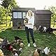 Gobesty Hühnerklappe Automatisch Mit Lichtsensor, Türöffner Hühnerstall, Automatische Hühnertür, Elektrische Hühnerklappe Batterie Chicken Coop Für Sichere Hühneraufzucht, Grün