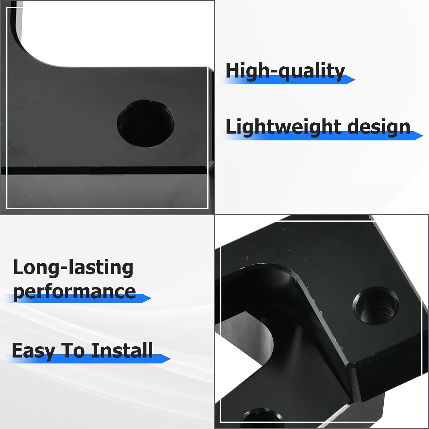 1.5'' Inch Aluminum Front Leveling Lift Kit Compatible with Chevy Avalanche Silverado Suburban 1500 Tahoe Sierra Yukon XL1500 GMC Sierra GM 1500 LM 2007-2024 Black