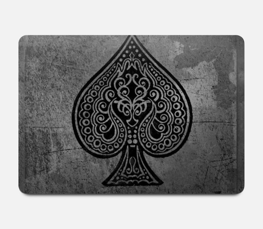 Coque MacBook Air 13 A2681 A3113 Black Ace Spade housse de protection rigide noir - 2