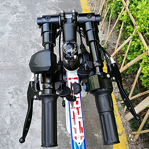 Thinktop BIKE FOLDING HANDLEBARS Aluminum Alloy Foldable Bike Handle Bars 25.4 Mm 31.8 Mm Quick Release Save Space thumb #3