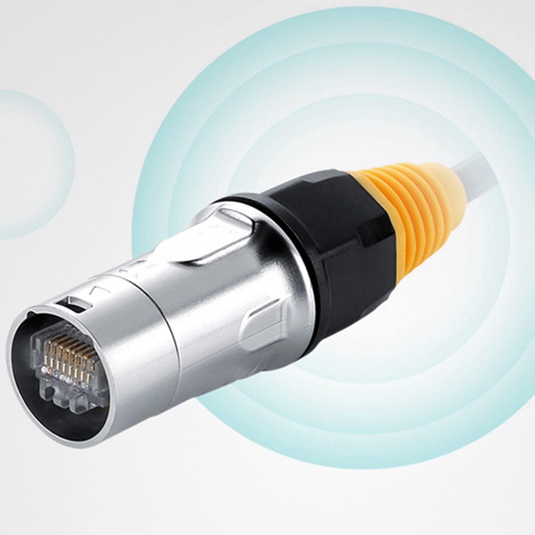3X Connecteurs étanches Réseau RJ45 IP67 / Prise étanche RJ45 Ethernet + Prise étanche pour Ethernet Extérieur